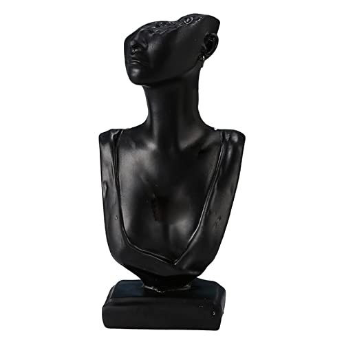 KBOLAE Schaufensterpuppe für Halskette, Ohrringe, Anhänger, für Zuhause, stabil, einfache Verwendung, schwarz, Schmuckständer KBOLAE Schaufensterpuppe für Halskette, Ohrringe, Anhänger, für Zuhause, stabil, einfache Verwendung, schwarz, Schmuckständer von KBOLAE