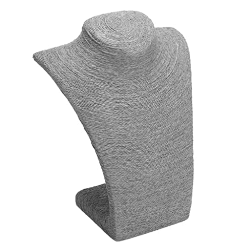 KBOLAE Schaufensterpuppe für Halskette und Anhänger, Schmuckständer, Grau, S, Grau KBOLAE Schaufensterpuppe für Halskette und Anhänger, Schmuckständer, Grau, S, Grau von KBOLAE