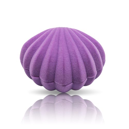 KBOLAE Schmuckkästchen in Muschelform, überraschende Ohrringe, Armband, Ring, Anhänger, Ornament, tragbare Boxen für Antrag, Hochzeit, Verlobung, Violett KBOLAE Schmuckkästchen in Muschelform, überraschende Ohrringe, Armband, Ring, Anhänger, Ornament, tragbare Boxen für Antrag, Hochzeit, Verlobung, Violett von KBOLAE