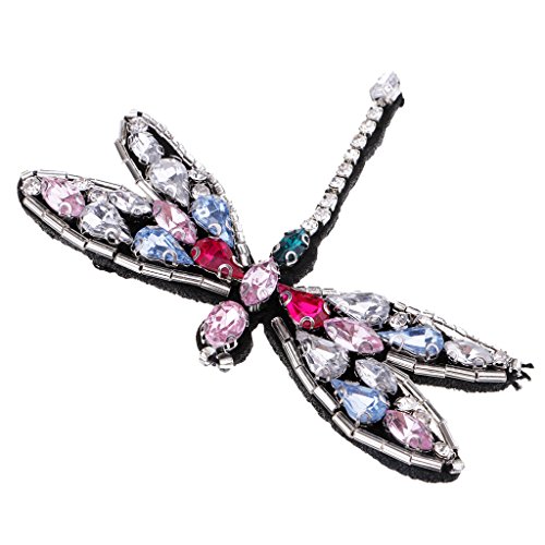 Libellen-Strass-Aufnäher, Applikation zum Aufnähen für Kleidung, Dekor Libellen-Strass-Aufnäher, Applikation zum Aufnähen für Kleidung, Dekor von KBOLAE