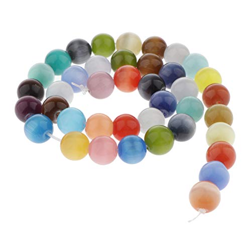 Natürliche Edelstein-Opal-Perlen, lose Abstandshalter für Schmuck, 10 mm, 38 Stück Natürliche Edelstein-Opal-Perlen, lose Abstandshalter für Schmuck, 10 mm, 38 Stück von KBOLAE