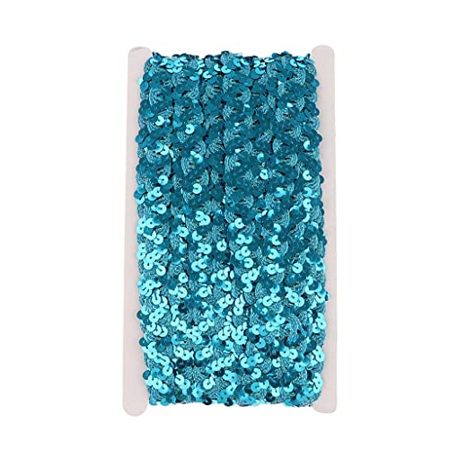 Paillettenband, 13 m, geflochten, zum Basteln, Nähen, Kleidung, Blau Paillettenband, 13 m, geflochten, zum Basteln, Nähen, Kleidung, Blau von KBOLAE