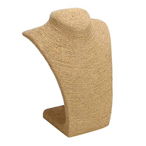 Schaufensterpuppe für Halskette, Anhänger, Büste, Schmuckständer, Khaki, Größe L Schaufensterpuppe für Halskette, Anhänger, Büste, Schmuckständer, Khaki, Größe L von KBOLAE