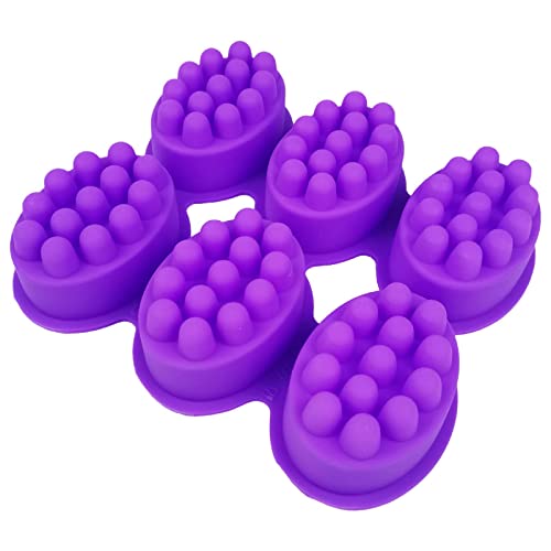 Silikon-Seifenform mit 6 Mulden, 3D-Massagestange, Seifenform, DIY, Handwerk Silikon-Seifenform mit 6 Mulden, 3D-Massagestange, Seifenform, DIY, Handwerk von KBOLAE