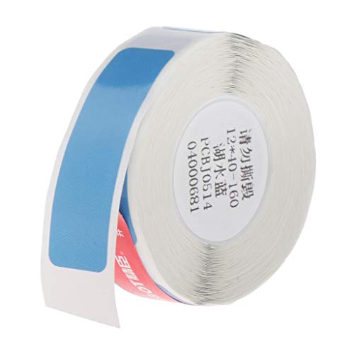 Thermo-Etikettendrucker, Adressaufkleber, Papierrolle, Blau, 12 x 40 mm, 160 Stück Thermo-Etikettendrucker, Adressaufkleber, Papierrolle, Blau, 12 x 40 mm, 160 Stück von KBOLAE