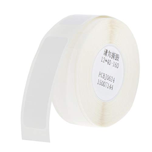 Thermo-Etikettendrucker, Adressaufkleber, Papierrolle, Weiß, 12 x 40 mm, 160 Stück Thermo-Etikettendrucker, Adressaufkleber, Papierrolle, Weiß, 12 x 40 mm, 160 Stück von KBOLAE