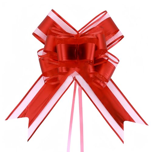 KBRPEY Schleife Geschenk Schleife Autoschleifen Hochzeit Verpacken Dekoschleifen Geschenkband für Hochzeit Geburtstag Weihnachten von KBRPEY