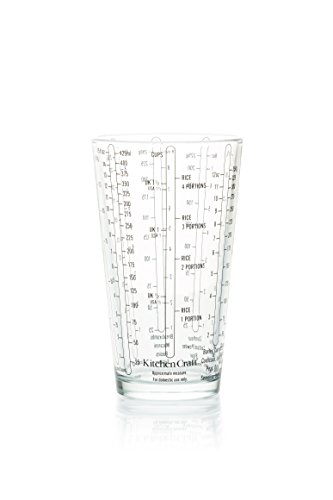 KitchenCraft Glasmessbecher für Nasse / Trockene Zutaten, 425 ml, Klar KitchenCraft Glasmessbecher für Nasse / Trockene Zutaten, 425 ml, Klar von KitchenCraft