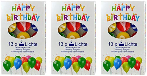 KCB 5060-04 - Geburtstagsteelichter Happy Birthday, 13-teilig (3) von KCB