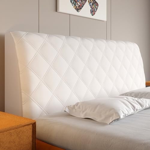 KCCRHIN Verdickter Bettkopfteil Hussen Weicher Bett Kopfteil Bezug Strecken Samtstoff Staubdichte Schutzhülle Universell Kopfteilbezug Überzug Für Schlafzimmer Kopfteil,A,200cm/78.7in von KCCRHIN
