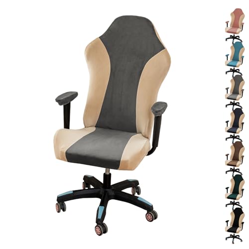KCCRHIN Weicher Samtstoff Gaming Stuhlhussen Gaming Stuhl Bezug Verdickter Warmer Bürostuhl Bezug Stuhlhussen Für Computer Waschbar Anti-Kratzer Sitzbezug Racing-Stil Bürostuhl Bezug,C KCCRHIN Weicher Samtstoff Gaming Stuhlhussen Gaming Stuhl Bezug Verdickter Warmer Bürostuhl Bezug Stuhlhussen Für Computer Waschbar Anti-Kratzer Sitzbezug Racing-Stil Bürostuhl Bezug,C von KCCRHIN