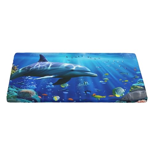 KCGSDEGV 3D Unterwasserwelt Fisch Delphi bedruckte Tischdecke, rechteckig, wasserdicht, waschbar, Tischdecke für Küche, Esszimmer, Erntedankfest, Weihnachten KCGSDEGV 3D Unterwasserwelt Fisch Delphi bedruckte Tischdecke, rechteckig, wasserdicht, waschbar, Tischdecke für Küche, Esszimmer, Erntedankfest, Weihnachten von KCGSDEGV