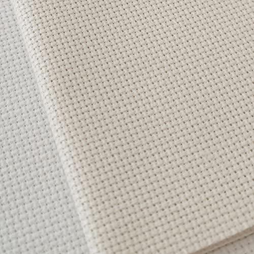 Aida-Stoff, 48,3 x 71,1 cm, Fadenzahl 18, Antikweiß Aida-Stoff, 48,3 x 71,1 cm, Fadenzahl 18, Antikweiß von KCS