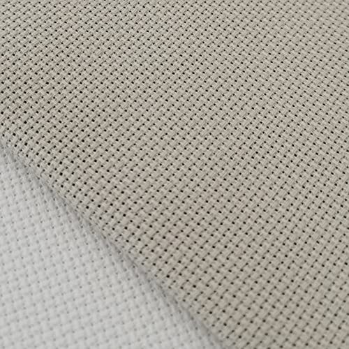 Aida-Stoff, Baumwolle,Kreuzstich,18CT,Fadenzählmuster, 93 x 149 cm, Perlgrau Aida-Stoff, Baumwolle,Kreuzstich,18CT,Fadenzählmuster, 93 x 149 cm, Perlgrau von KCS