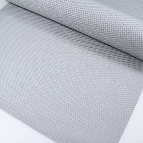 Baumwoll-Aida-Stoff, Kreuzstich, 14 Karat, 30,5 x 150 cm, Hellgrau Baumwoll-Aida-Stoff, Kreuzstich, 14 Karat, 30,5 x 150 cm, Hellgrau von KCS