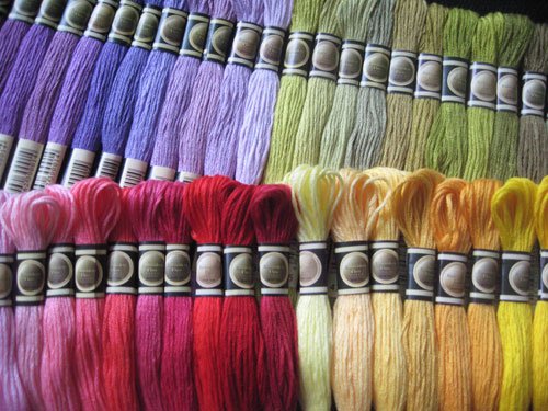 Full Set von 447 Farben Garnknäuel der Kreuzstich Floss Fäden von KCS