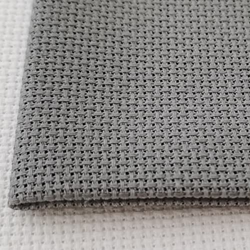 KCS Aida-Stoff mit Zählmuster, 18 Karat, 30,5 x 149,9 cm, mittelgrau KCS Aida-Stoff mit Zählmuster, 18 Karat, 30,5 x 149,9 cm, mittelgrau von KCS