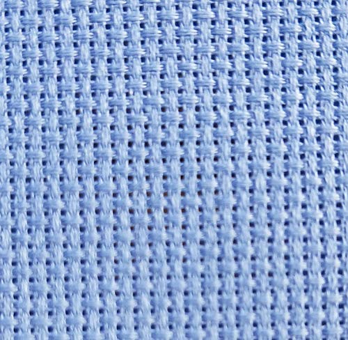 Kreuzstich-Stoff, 14 Karat, Baumwolle, 48,3 x 71,1 cm, Hellblau von KCS