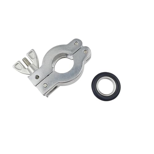 KCTRELTQS 1pc KF10 KF16 KF25 KF40 KF50 Aluminium Legierung KF Vakuum Klemme Halterung Gummi O-Ring Ring(with Bracket O-Ring,KF10) von KCTRELTQS