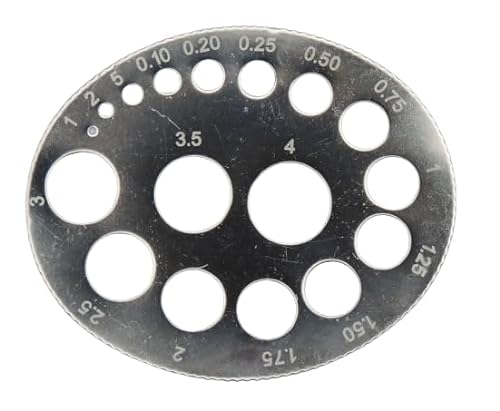 KD89 Messgerät für Diamanten, Perlen und Edelsteine, 0,01 - 4 Karat, einfaches Werkzeug aus vernickeltem Stahl von KD89
