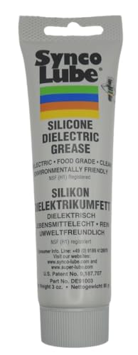 Superlube Syncolon Silikonschmierfett (PTFE) für O-Ringe und Dichtungen (91003) von KD89