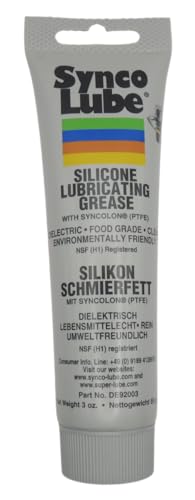 Superlube Syncolon Silikonschmierfett (PTFE) für O-Ringe und Dichtungen (92003) von KD89