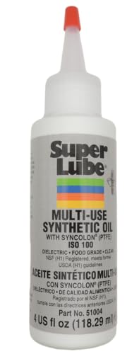 Superlube - hochwertiges synthetisches Fett und Öl mit PTFE - Hervorragender Schutz und Schmierung gegen Korrosion, Rost und Verschleiß. (51004 - Synthetisches Öl 118ml) von KD89