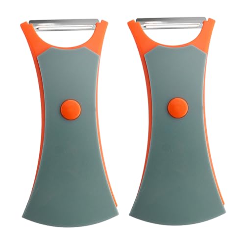 Gemüse Schälere 2PCS 2 in 1 Edelstahl-Obstschäler mit Julienne-Funktion und PP-Griffhandwerkssparungswerkzeugen für Zuhause Gemüse Schälere 2PCS 2 in 1 Edelstahl-Obstschäler mit Julienne-Funktion und PP-Griffhandwerkssparungswerkzeugen für Zuhause von KDAMGOQE