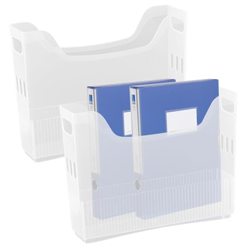 KDAMGOQE Magazindateihalter 2PCS-Datei Organizer Box 4x13x10in Clear Öffnungsrollspeicher mit Griff U-förmiger hoher schmaler Speicher für Foto, Spielzeug, Handwerksorganisation und Speicher KDAMGOQE Magazindateihalter 2PCS-Datei Organizer Box 4x13x10in Clear Öffnungsrollspeicher mit Griff U-förmiger hoher schmaler Speicher für Foto, Spielzeug, Handwerksorganisation und Speicher von KDAMGOQE