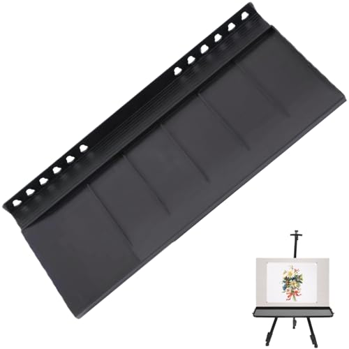 KDAMGOQE Malerei Staffelei, Malerei Staffelei Tray Regal, 13.2x5.9 Plastikfarben Aufbewahrungsschale, abnehmbare Skizze Rack für Lagerung Pinsel Pigment KDAMGOQE Malerei Staffelei, Malerei Staffelei Tray Regal, 13.2x5.9 Plastikfarben Aufbewahrungsschale, abnehmbare Skizze Rack für Lagerung Pinsel Pigment von KDAMGOQE