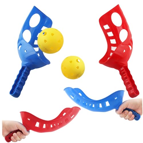 KDAMGOQE Scoop-Ball-Spiel, 2 Set Scoop Ball Parent-Kind-Kinder-Spiel umfasst 4 Scoops 2 Bälle, Impact-Resistant Outdoor Beach Picnic Family Yard-Spiele für Kinder und Erwachsene KDAMGOQE Scoop-Ball-Spiel, 2 Set Scoop Ball Parent-Kind-Kinder-Spiel umfasst 4 Scoops 2 Bälle, Impact-Resistant Outdoor Beach Picnic Family Yard-Spiele für Kinder und Erwachsene von KDAMGOQE