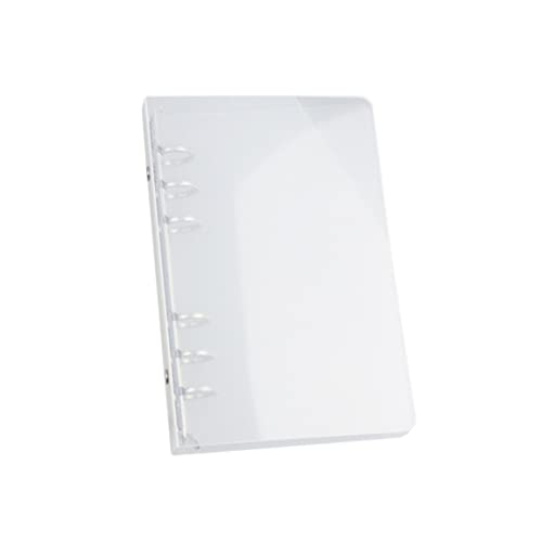 Löschen Sie 9 Ring Binder Transparent Schrägmuster Ordner Kunststoff Ordnerloch für Buchstabengröße Papier B5 gestanzt von KDAMGOQE