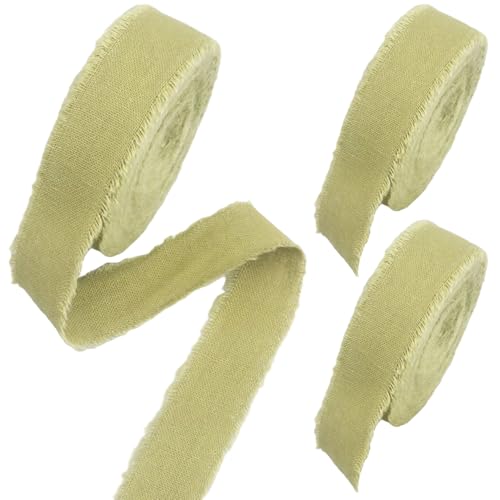 Salbeiband, 3 Brötchen Salbei grüne Band, 0, 1 Zoll x 10 Yard Polyester aus Franiten für Geschenkverpackung Hochzeitseinladungen Blumenstrauß Babyparty Salbeiband, 3 Brötchen Salbei grüne Band, 0, 1 Zoll x 10 Yard Polyester aus Franiten für Geschenkverpackung Hochzeitseinladungen Blumenstrauß Babyparty von KDAMGOQE