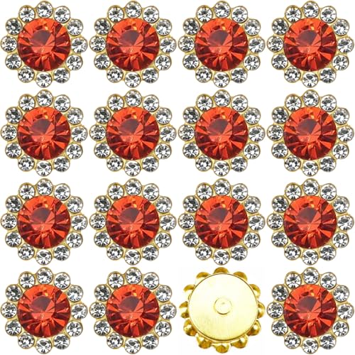 160 Stück Strasssteine zum Aufnähen, Kristalle, Glas, Metallbasis, zum Nähen, Blumen, Krallen, Strasssteine für Kleidung, Schuhe, Ohrringe, Gürtel, Handwerk, Nähzubehör (Hyazinthe) von KDCQAH