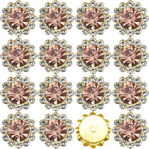 Strasssteine, 12 mm, zum Aufnähen, Kristalle, Glas, Metallbasis, zum Nähen, Blumen, Krallen, Strasssteine für Kleidung, Schuhe, Ohrringe, Gürtel, Handwerk, Nähzubehör (Amethyst), 160 Stück von KDCQAH