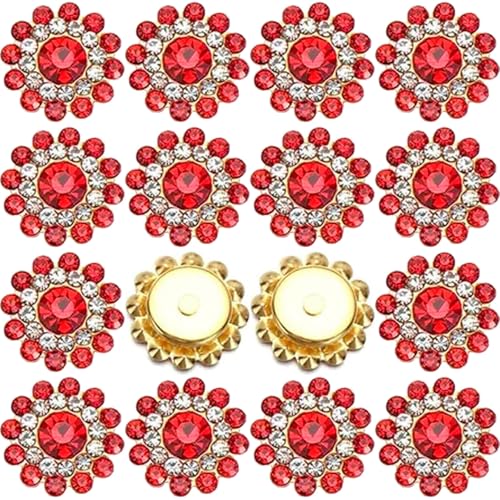 Strasssteine zum Aufnähen, Sonnenblume, Blume, Kristallglas, flache Rückseite, goldfarbene Basis, Glas, zum Aufnähen, Kleidung, Hochzeitskleider, Dekoration, Handwerk, 150 Stück Strasssteine zum Aufnähen, Sonnenblume, Blume, Kristallglas, flache Rückseite, goldfarbene Basis, Glas, zum Aufnähen, Kleidung, Hochzeitskleider, Dekoration, Handwerk, 150 Stück von KDCQAH