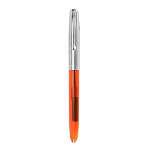 KDEGK Füllfederhalter, 0,38 mm, F-Spitze, transparent, für Finanzen, Bürobedarf, Schreibwaren, PK 9019, 9016, 82, Stift zum Schreiben (04,0,38 mm (Spitze mit Kapuze) von KDEGK