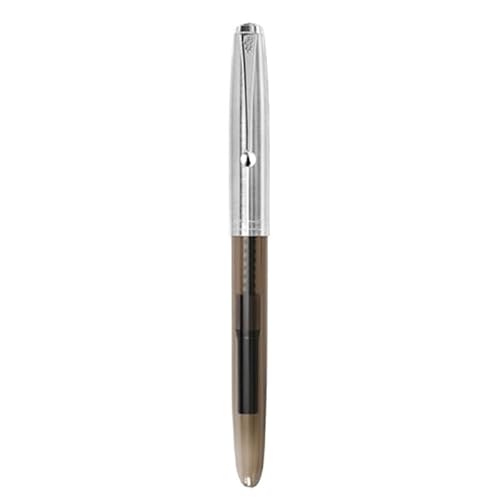 KDEGK Füllfederhalter, 0,38 mm, F-Spitze, transparent, für Finanzen, Bürobedarf, Schreibwaren, PK 9019, 9016, 82, Stift zum Schreiben (05, 0,38 mm (Spitze mit Kapuze) von KDEGK