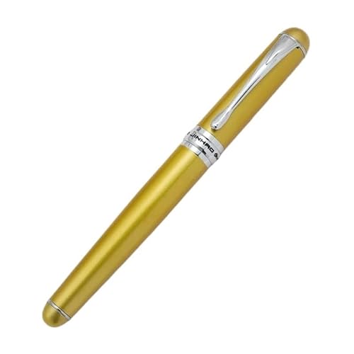 KDEGK Füllfederhalter, Vollmetallclip, Luxus-Stifte für Studenten, Geschenk, Schreibwaren, Büro, Schulbedarf, Stifte zum Schreiben (Gold) von KDEGK