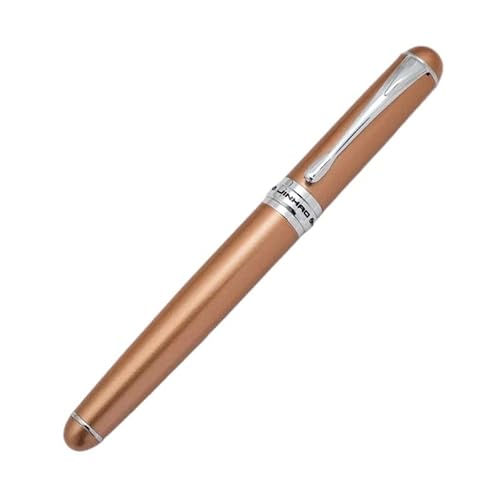 KDEGK Füllfederhalter, Vollmetallclip, Luxus-Stifte für Studenten, Geschenk, Schreibwaren, Büro, Schulbedarf, Stifte zum Schreiben (Roségold) von KDEGK