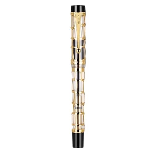 KDEGK Füllfederhalter, luxuriös, elegant, Kunstharz, hohl, Serie, elegant, EF/F/M, Schreibwaren, Schule, Bürobedarf, Stift (H,F) von KDEGK