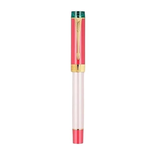 KDEGK Füllfederhalter aus Kunstharz, Pfeilform, mit goldenem Clip, für Business, Büro, Schule, Schreibwaren, Stift (19) von KDEGK