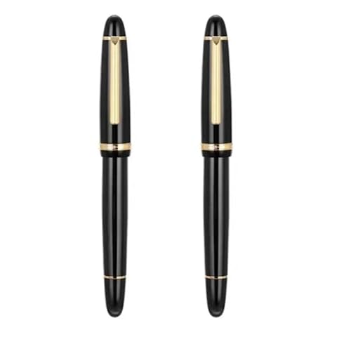 KDEGK Iraurita EF/F/M Füllfederhalter mit goldfarbenem Clip, für Unterschrift, Büro, Schulbedarf, Schreibwaren (2 Stück x 850, EF (0,38 mm)) von KDEGK