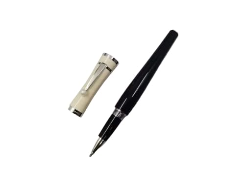 KDEGK Luxus-Kugelschreiber für Fountain Business (silberfarbener Tintenroller, Stift mit Tasche) von KDEGK