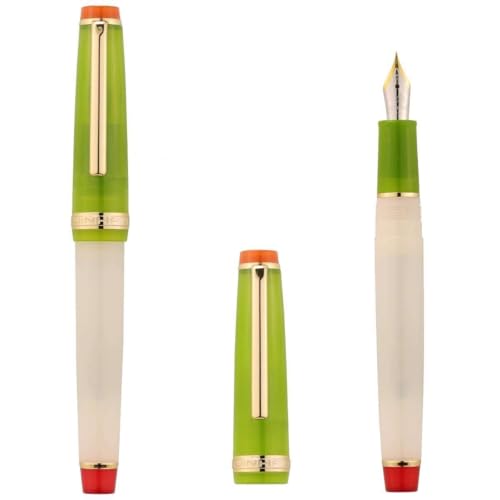 KDEGK Modifizierter handpolierter Füllfederhalter mit kleiner Prinzspitze, Kalligraphie-Praxis, Geschenkstift (C) von KDEGK