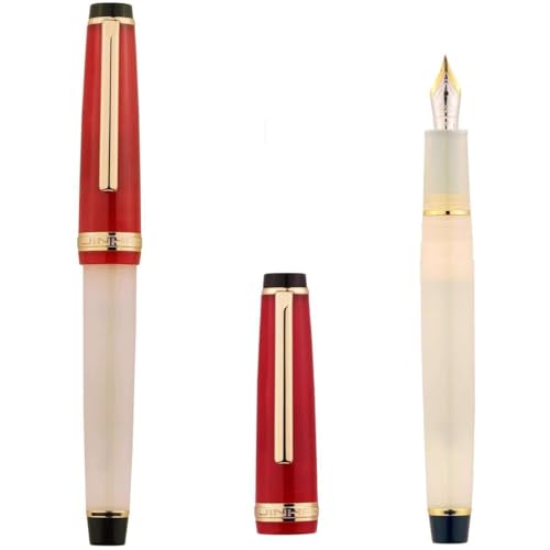 KDEGK Modifizierter handpolierter Füllfederhalter mit kleiner Prinzspitze, Kalligraphie-Praxis, Geschenkstift (L) von KDEGK
