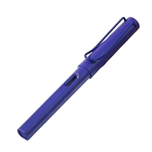 KDEGK Tintenschreiber, elegantes Design, EF/F/0,38 mm, Füllfederhalter mit Kapuze für gleichmäßiges Schreiben, ideal für Unterschrift, Schulbedarf (Violett, F) von KDEGK