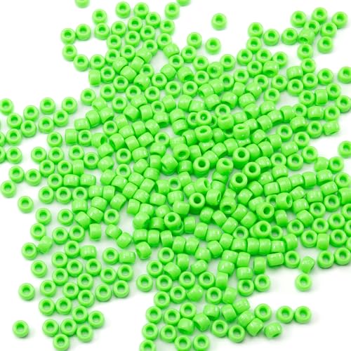 Acryl-Perlen, 6 x 9 mm, für Armbänder, Halsketten, Schmuckherstellung, Ohrringe, Haarflechten, 1000 Stück Acryl-Perlen, 6 x 9 mm, für Armbänder, Halsketten, Schmuckherstellung, Ohrringe, Haarflechten, 1000 Stück von KDLJFGSMF1