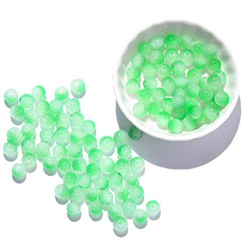 Jelly-Serie, runde Glasperlen, lose Abstandshalter für Schmuckherstellung, DIY, handgefertigte Armbänder, Zubehör, Edelstein für Damen, Erwachsene, Anfänger, Ohrringe, Halsketten, Dekoration, Grün Jelly-Serie, runde Glasperlen, lose Abstandshalter für Schmuckherstellung, DIY, handgefertigte Armbänder, Zubehör, Edelstein für Damen, Erwachsene, Anfänger, Ohrringe, Halsketten, Dekoration, Grün von KDLJFGSMF1