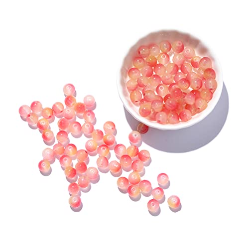 Jelly-Serie, runde Glasperlen, lose Abstandshalter für Schmuckherstellung, DIY, handgefertigte Armbänder, Zubehör, Edelstein für Damen, Erwachsene, Anfänger, Ohrringe, Halsketten, Dekoration, Rot + Jelly-Serie, runde Glasperlen, lose Abstandshalter für Schmuckherstellung, DIY, handgefertigte Armbänder, Zubehör, Edelstein für Damen, Erwachsene, Anfänger, Ohrringe, Halsketten, Dekoration, Rot + von KDLJFGSMF1